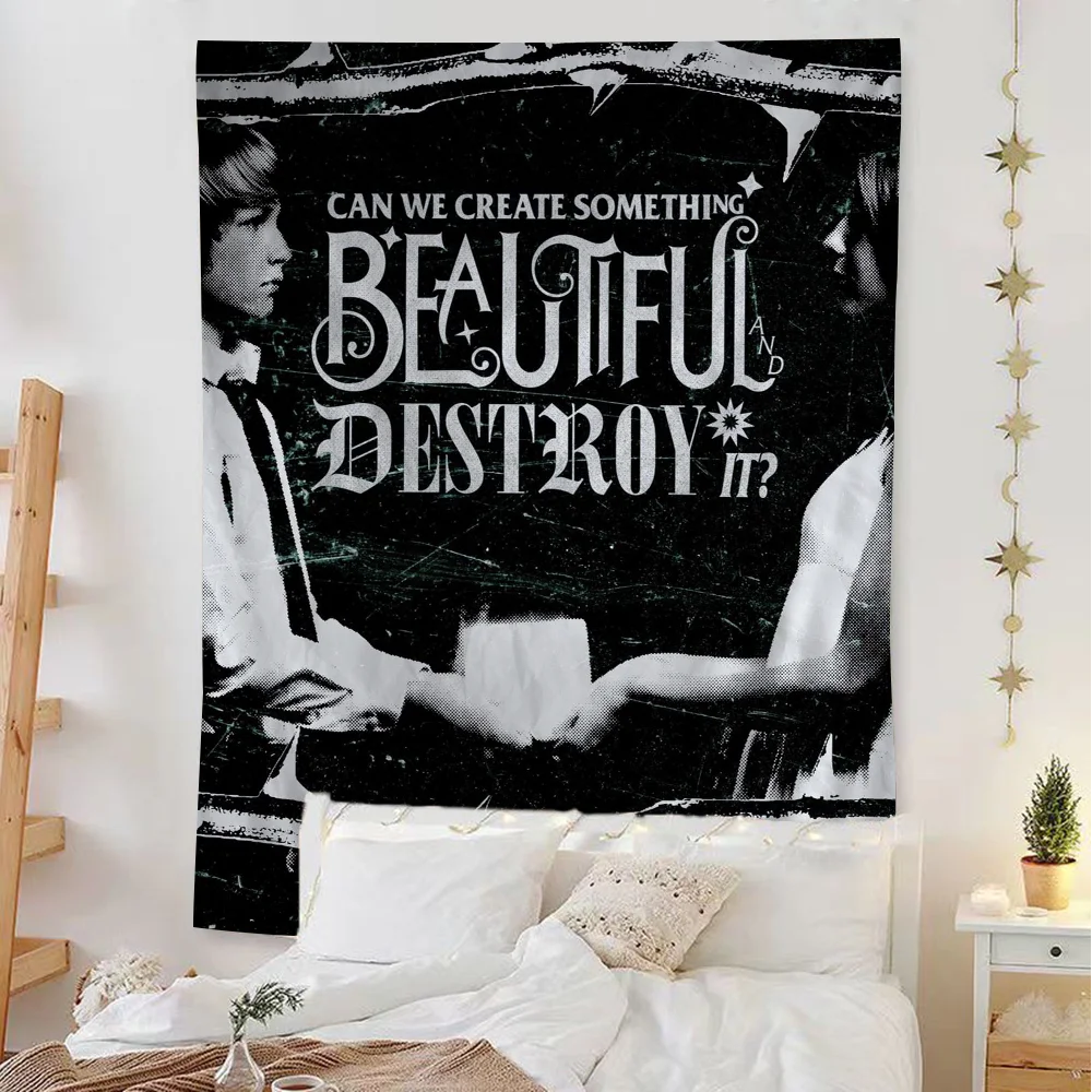 Pierce The Veil Band Collide With The Sky Chart Tapestry Art Science Fiction Room Home Decor Cheap Hippie Wall Hanging