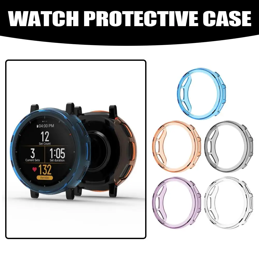 Watch Protective Case For Amazfit Active Max Screen Protector For Amazfit Active 3 Premium Protector Frame Shell Cover
