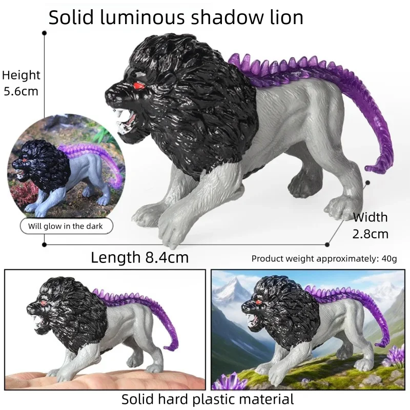 Oenux Simulierte Mythische Tiere Leuchtende Eidechse Elfe Fliegender Drache Monster-Modelle Actionfiguren Realistische Puppen Sammlerstücke Spielzeug – Detail 8