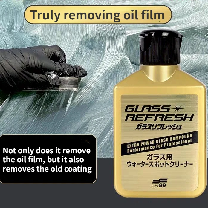 80ml Soft99 Car Glass Oil Film Remover Glaco Glass Polishing Compound Windshield Cleaner Car Glass Polishing Clear Auto Window