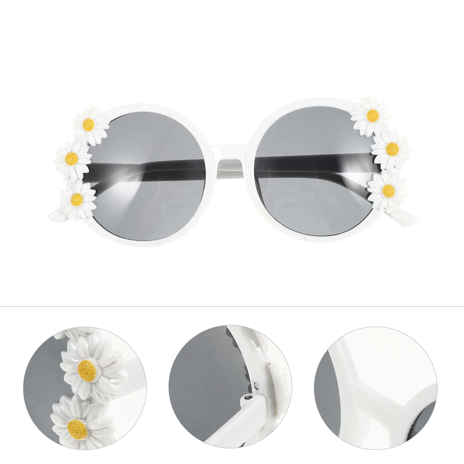 

Party Costume Sunglasses Flower Design Funny Eyewear Durable Creative Style Beach Pool Party Glasses Festival Accessory