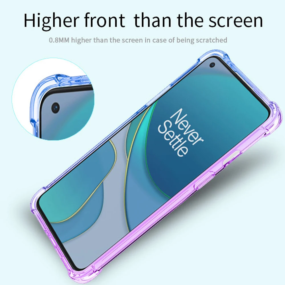 Soft Clear Case For Oneplus 9R Nord 2 Nord N200 Oneplus Nord CE 5G N100 N10 9 Pro 8 Pro 6 T 8 7T Pro 7 Pro Oneplus 8T Phone Case