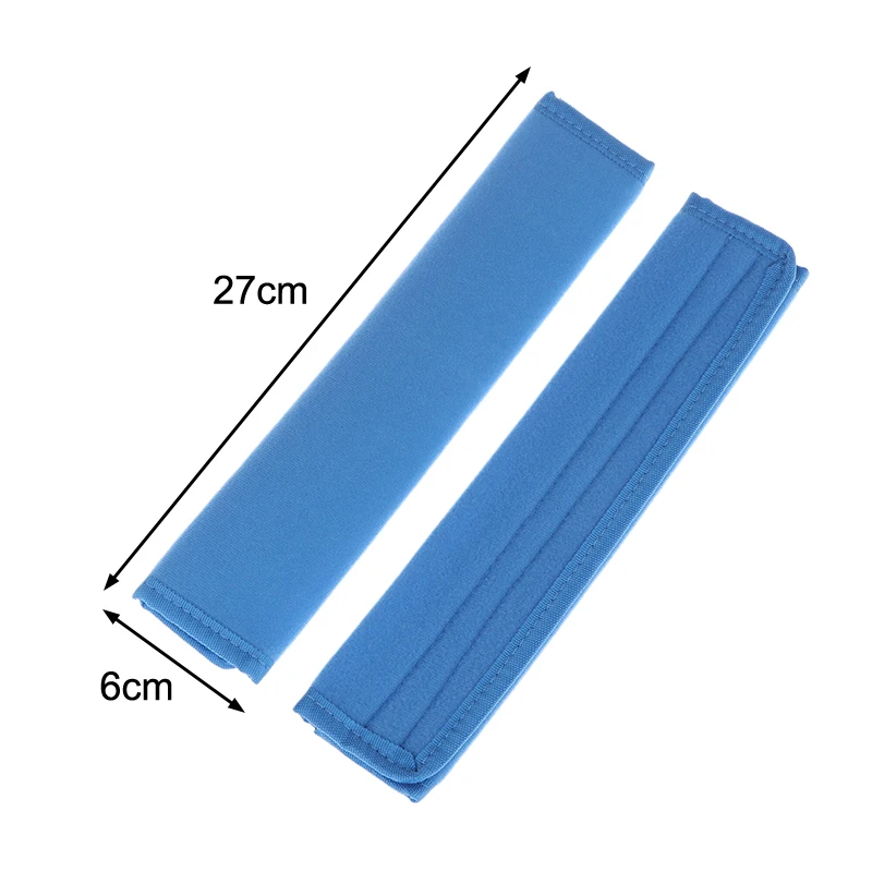 2個のパーソナライズされたファッショナブルなシートベルトクッション、車両使用に適しており、柔らかく快適なカーシートベルトクッション