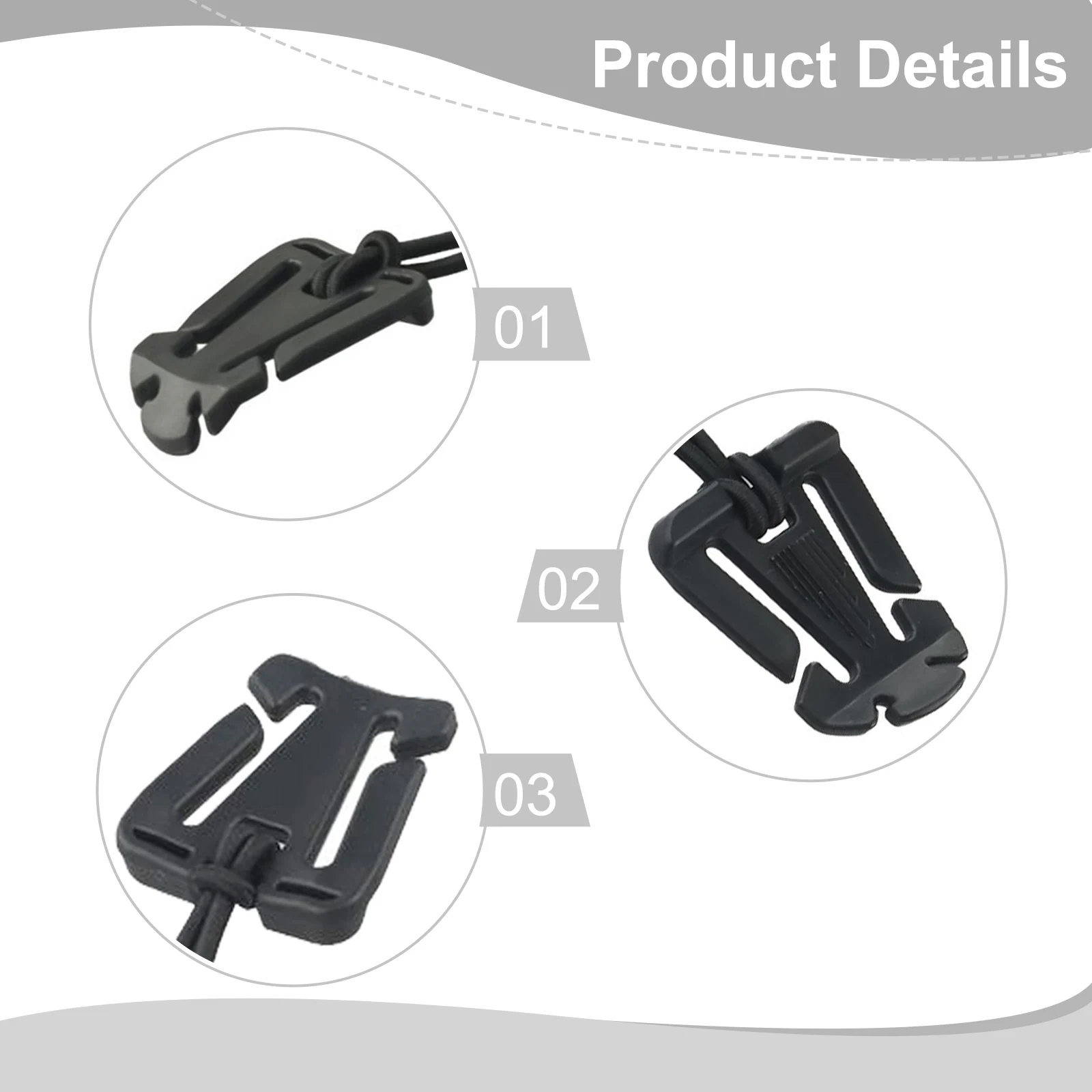 

Accessories Backpack Buckle Carabiner Fixing Clip Hanger Hook Hiking Multifunction Nylon+ABS Outdoor 4.5x 3.2cm