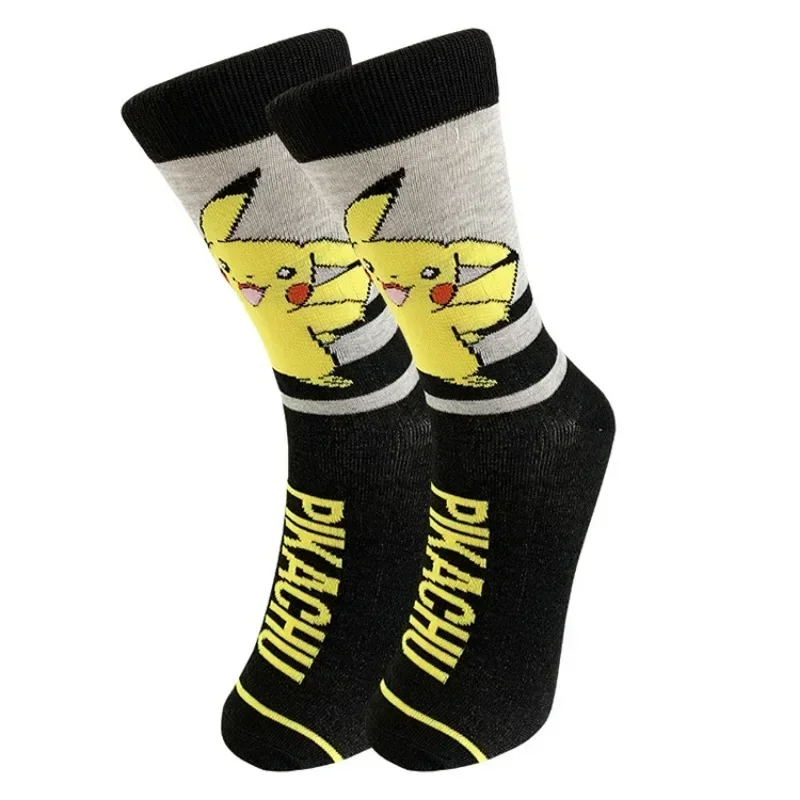 Nuovo anime Gengar Calzini Pikachu Uomo Donna Calze sportive Calore Autunno Inverno cartone animato Cosplay Calzini divertenti Regali di tendenza