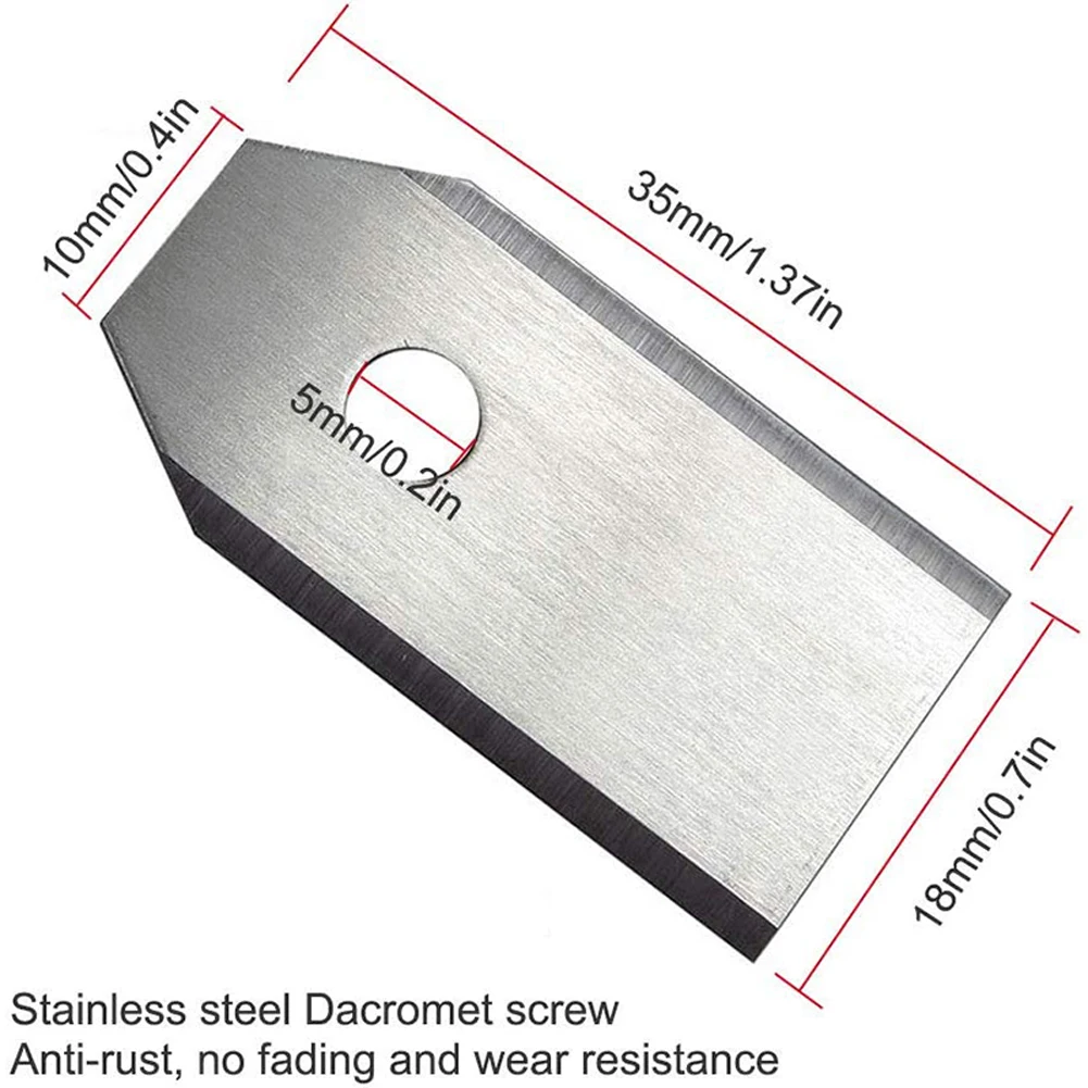 30 قطعة جزازة العشب شفرات القطع مجموعة الفولاذ المقاوم للصدأ جزازة شفرة مجموعة 0.7 مللي متر شارب ل Husqvarna Automower/جاردينا جزازة العشب