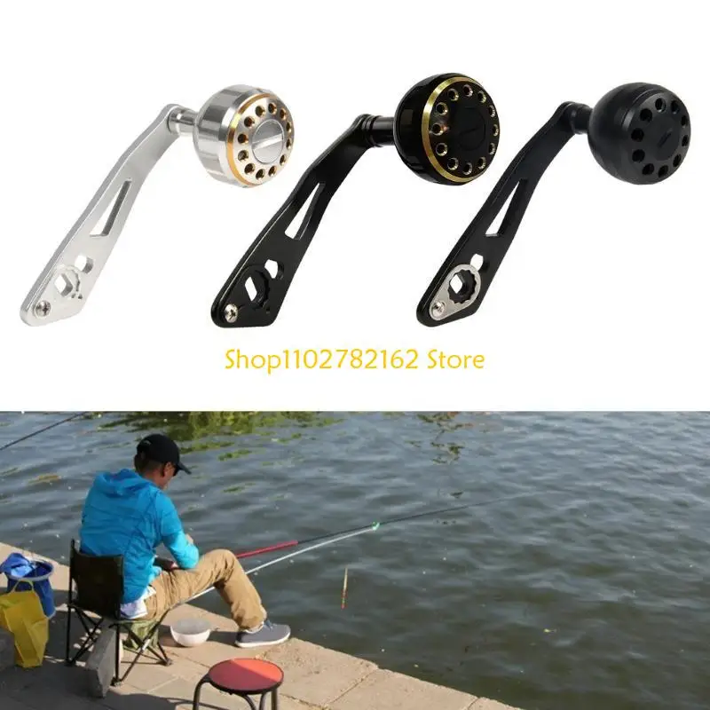 547B Fishing Reel Handle Metal Power Reel Handle Knob Grip Replacement Assembly Parts