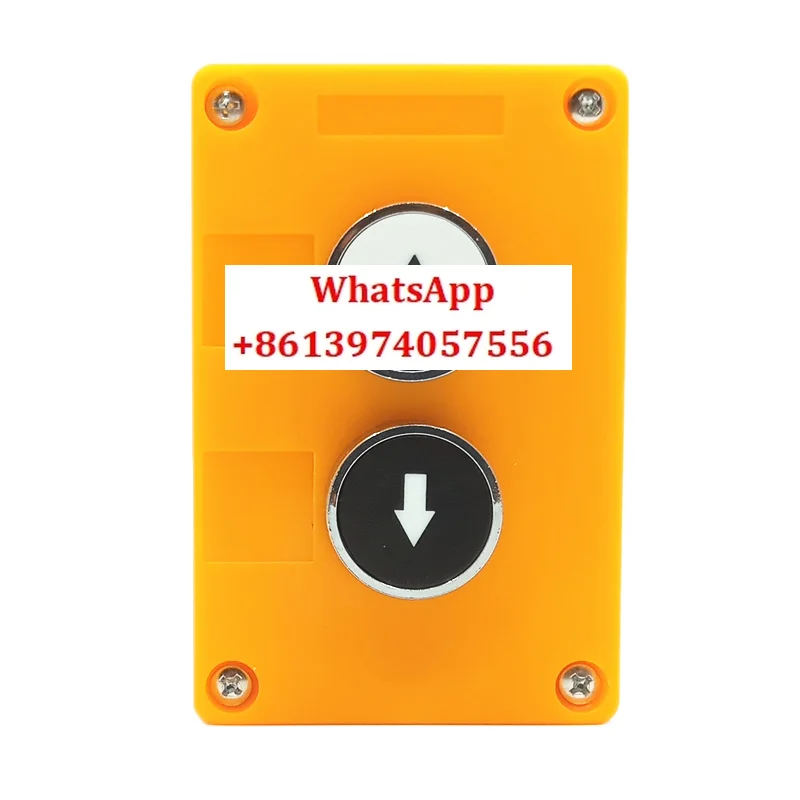 

Roller gate lift button box Roller shutter door up and down switch box Garage gate door rise and fall manual control box