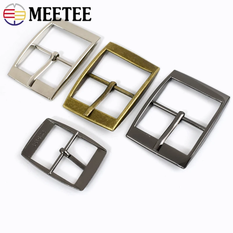 5/10/20Pcs 15/20/25/30mm Metal Pin Buckles Belt Adjustable Clasp Bag Strap Webbing Slider Buckle Hook DIY Hardware Accessories