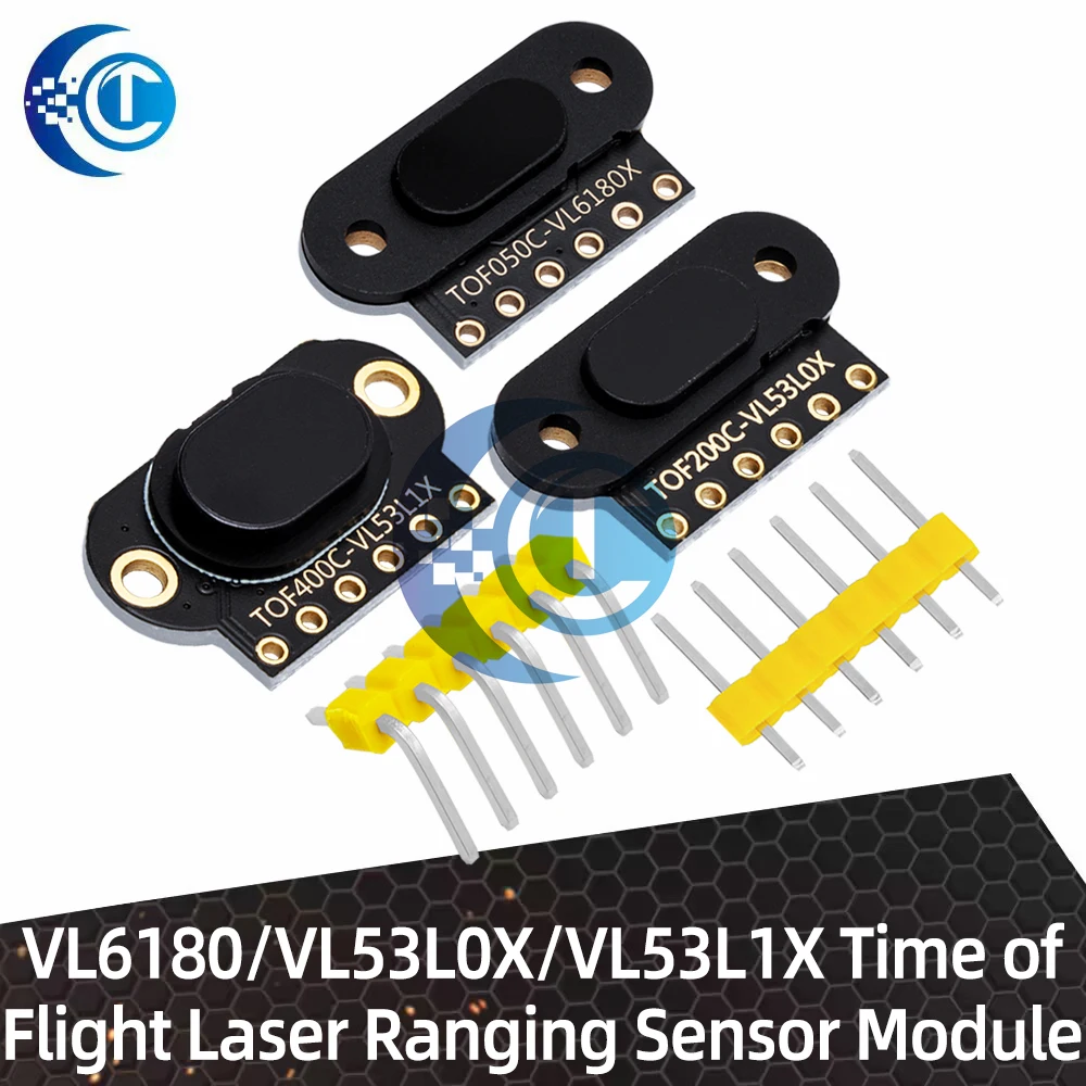 VL6180/VL53L0X/VL53L1X Time of Flight (ToF) Laser Ranging Sensor Module TOF050C TOF200C TOF400C 50CM/2M/4M IIC For Arduino STM32