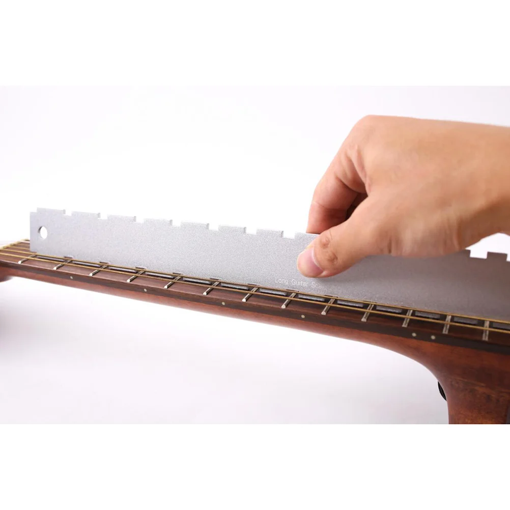 Correct Fingerboard Height Electric Bass Tool Leveling Luthier Guitar Neck Frets Guaitar Gap Ruler Gauge