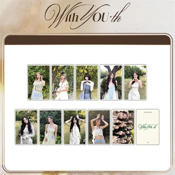 9 pièces/ensemble deux fois Mini 13 Album avec vous-th Album LOMO carte DAHYUN MOMO NAYEON SANA MINA AEYOUNG cadeau carte postale carte Photo KPOP