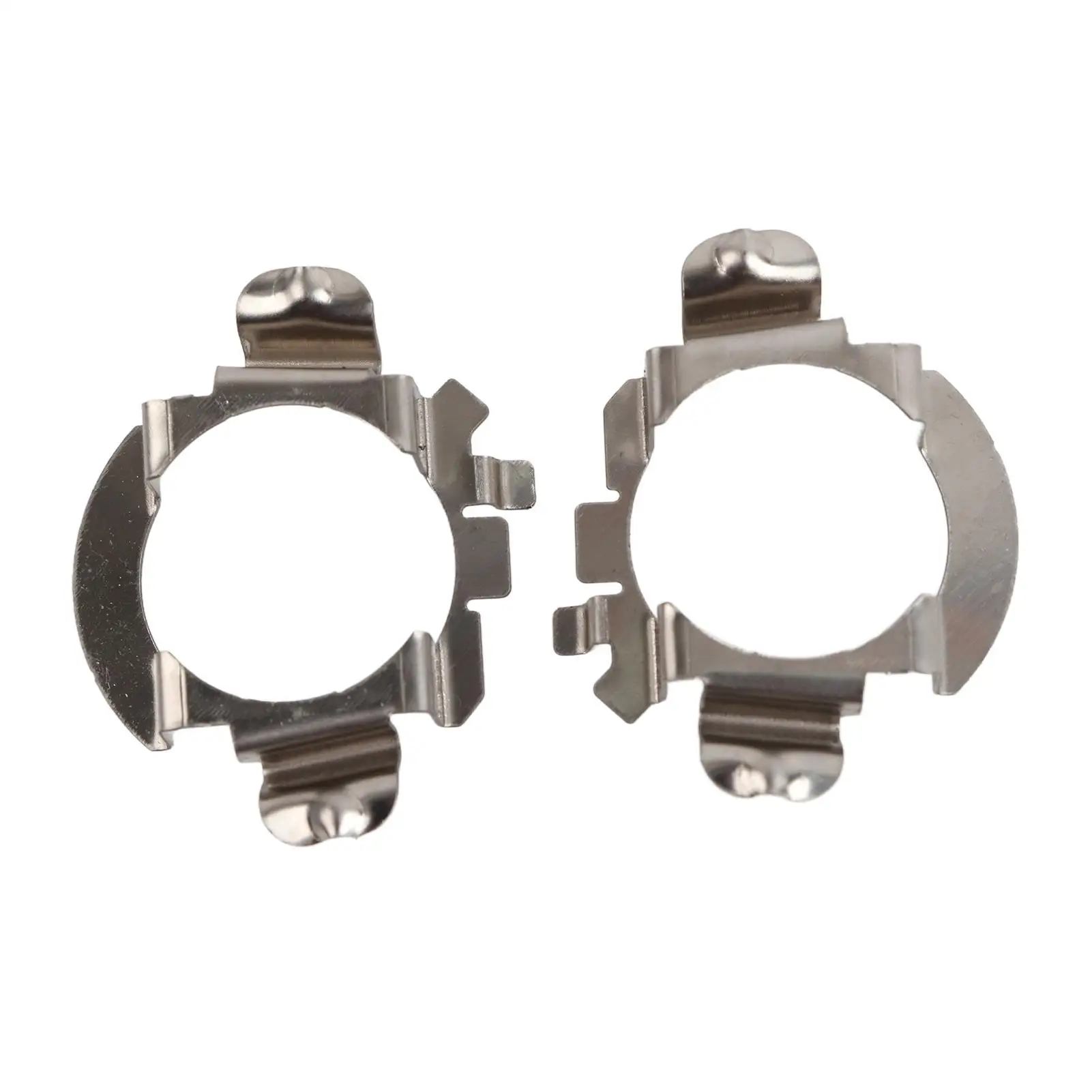 

2pcs H7 LED Headlight Bulbs Adapter Retainer Holder for - B - Class / C - Class / ML Class / Silver