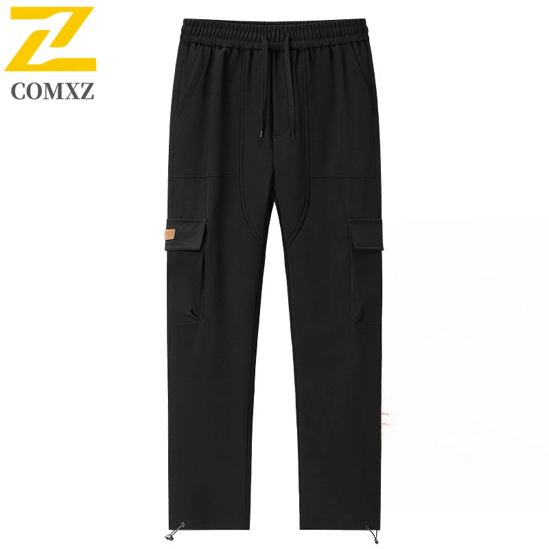 

EiAO Men's Spring-Autumn charge Hiking Pants Waterproof Windproof Fleece Lined Outdoor Camping Fishing Workwear Durable Leisure
