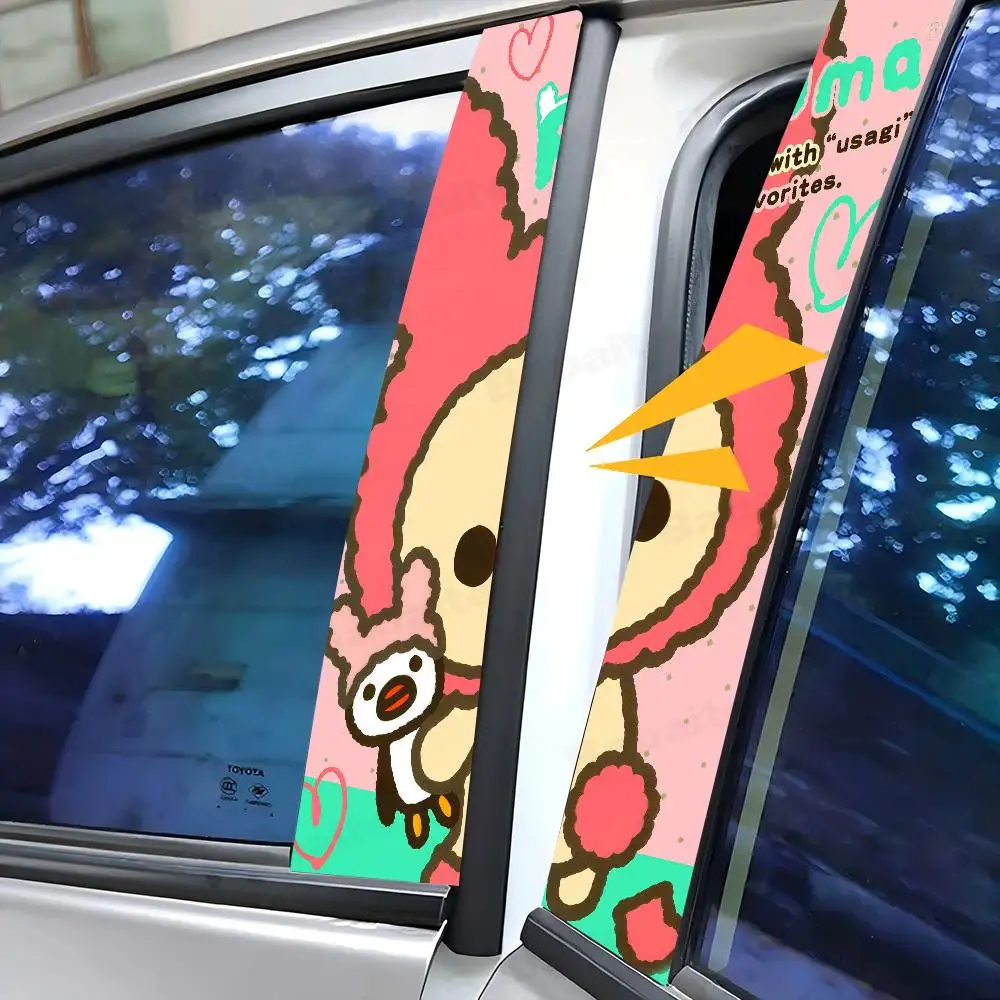 اليابان أنيمي لطيف الكرتون Rilakkuma ملصق B عمود ملصق ملصق عالمي مضحك ملصق سيارة ملصق