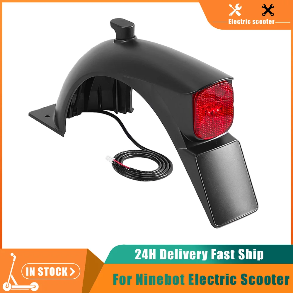 

Заднее крыло в сборе с кронштейном, задний фонарь для электрического скутера Ninebot Segway E2, детали KickScooter E2/E2 Plus