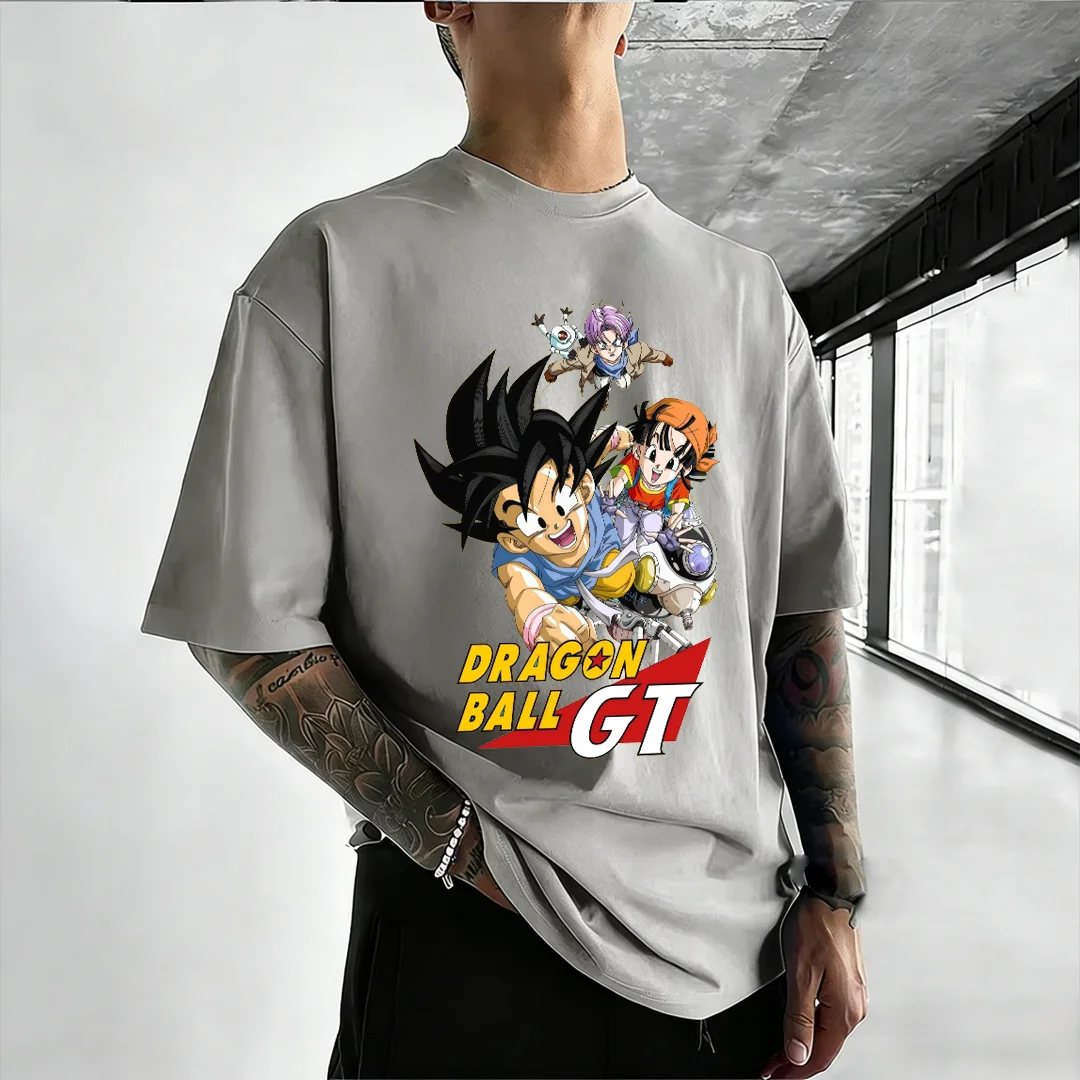 2026 Summer Hot Sale Dragon Ball Anime Pattern Family Parent-child T-shirts High Quality Short Sleeved Harajuku Streetwear Tops