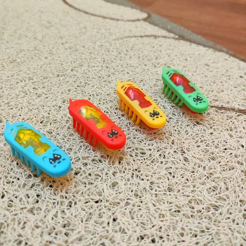 [MPK Cat Toy] LED Battery Operated Vibrating Bugs In Various Colors, Blinking Ladybugs