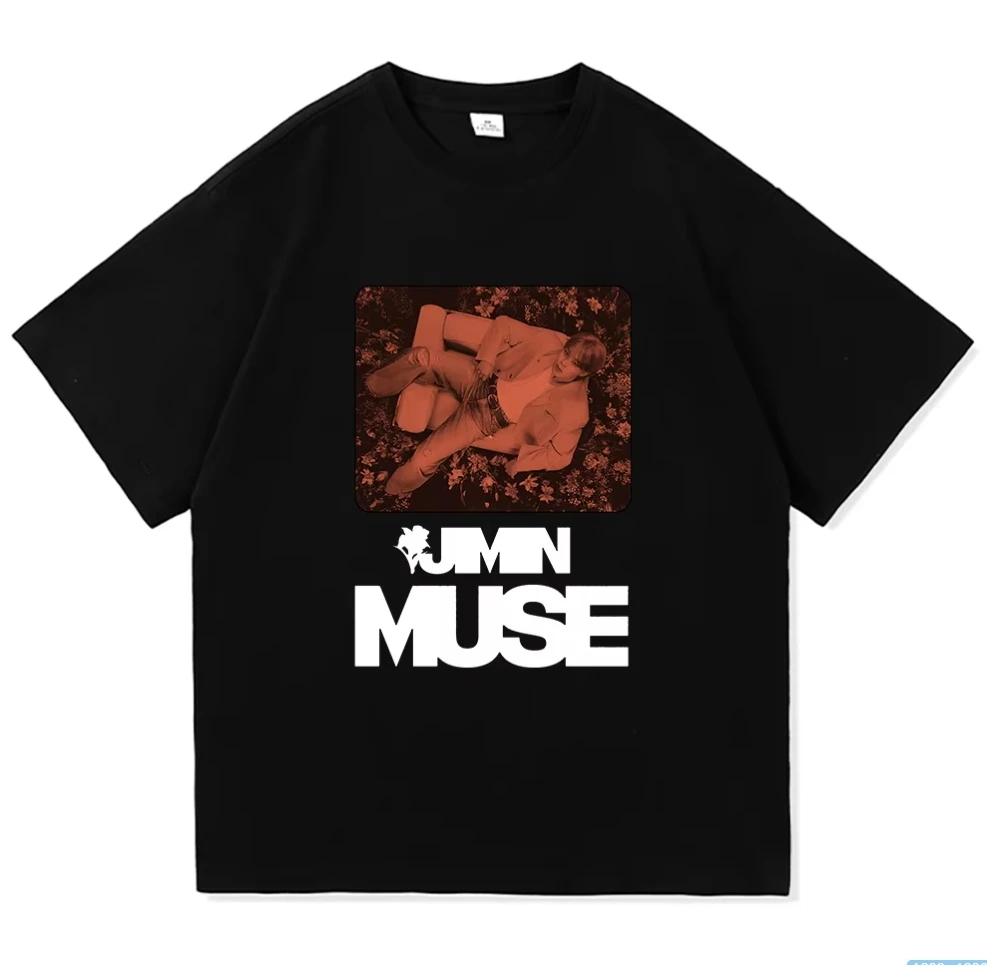 

Jimin-Camiseta de Muse Who para hombre, camisa de moda Vintage Harajuku