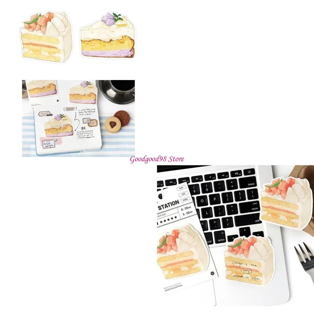 Memos Memos Pad Dessert Cake Stickier Note Sweet Station Series Stickier Note