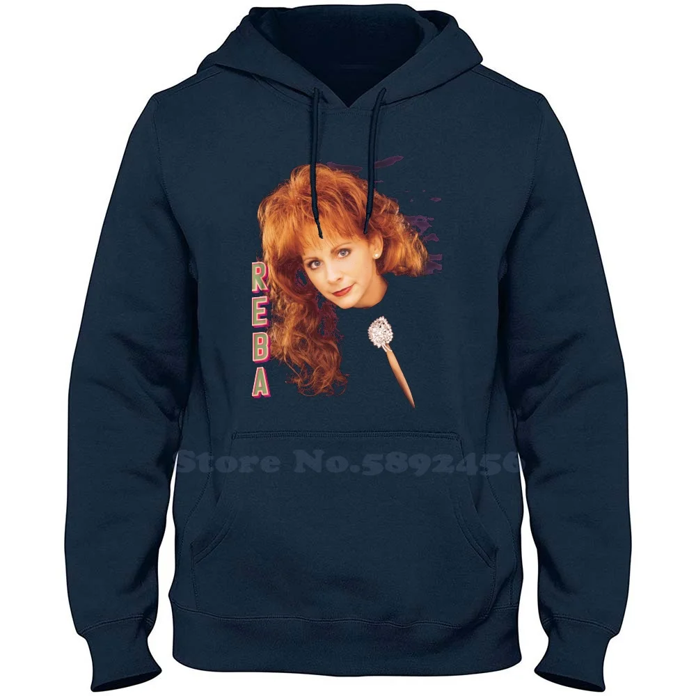 Reba 90S Vintage With Signature 100% Pure Cotton Hoodie Songwriter Reba Mcentire 90S Vintage Fancy Reba Signature Grand Rapids