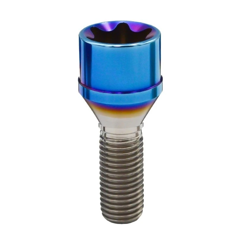 For Titanium Alloy High Strength Tire Hub Screw Bolt Plum Blossom Anti-theft Suitable for Car Series