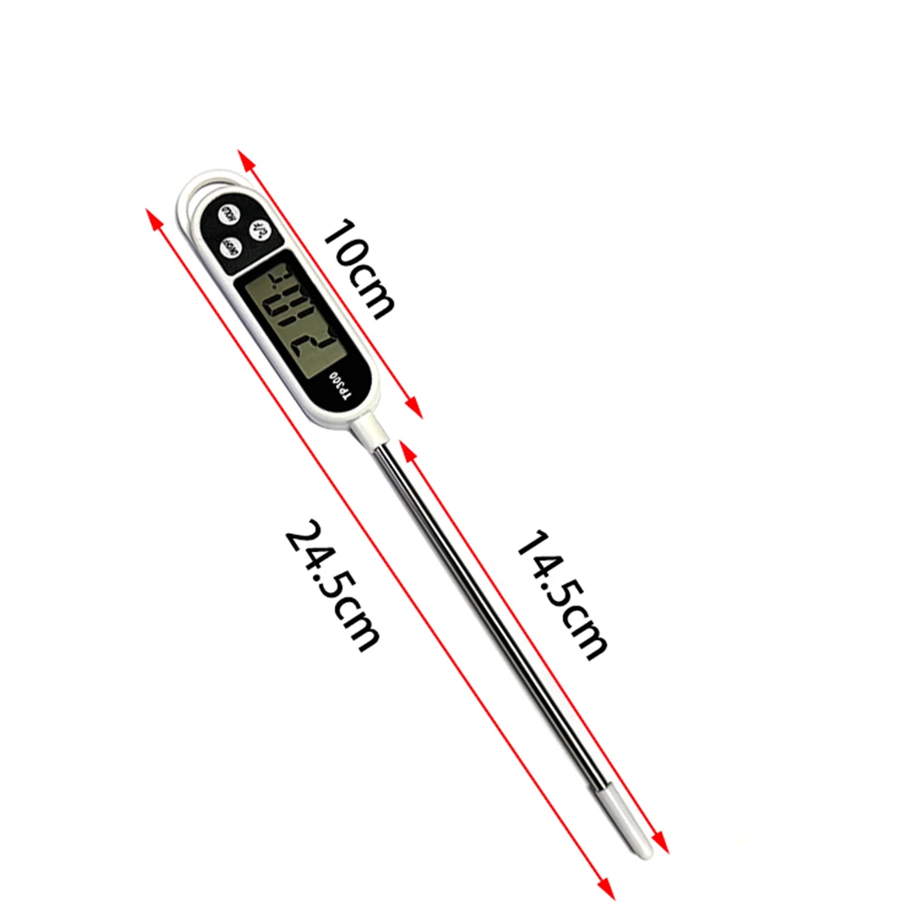 3PCS Food Baking Digital Kitchen Thermometer Electronic Probe Liquid Oil Barbecue Milk Temperature Thermometer