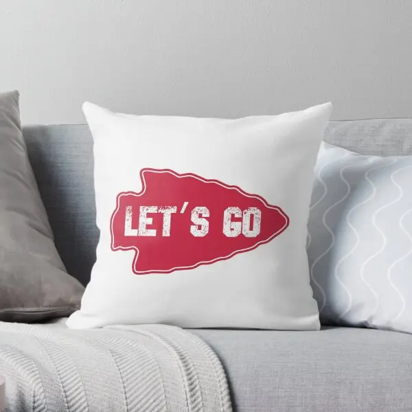 Let Is Go Kc  Printing Throw Pillow Cover Decorative Fashion Fashion Case Car Decor Sofa Hotel Pillows not include One Side