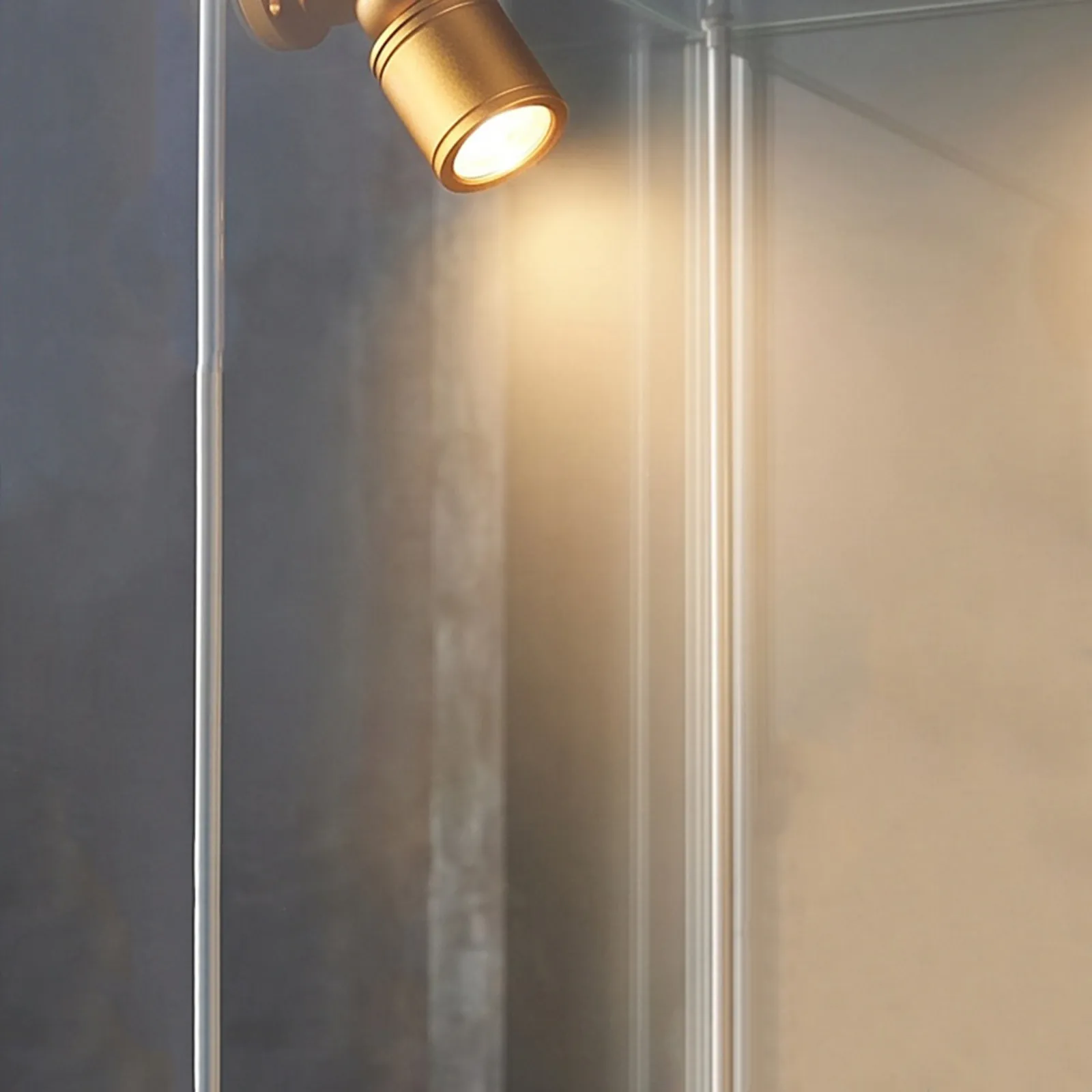 Mini LED Jewelry Display Spotlight, USB-Powered Warm White 3000K Adjustable Dual-Head Accent Light for Cabinet Shelf