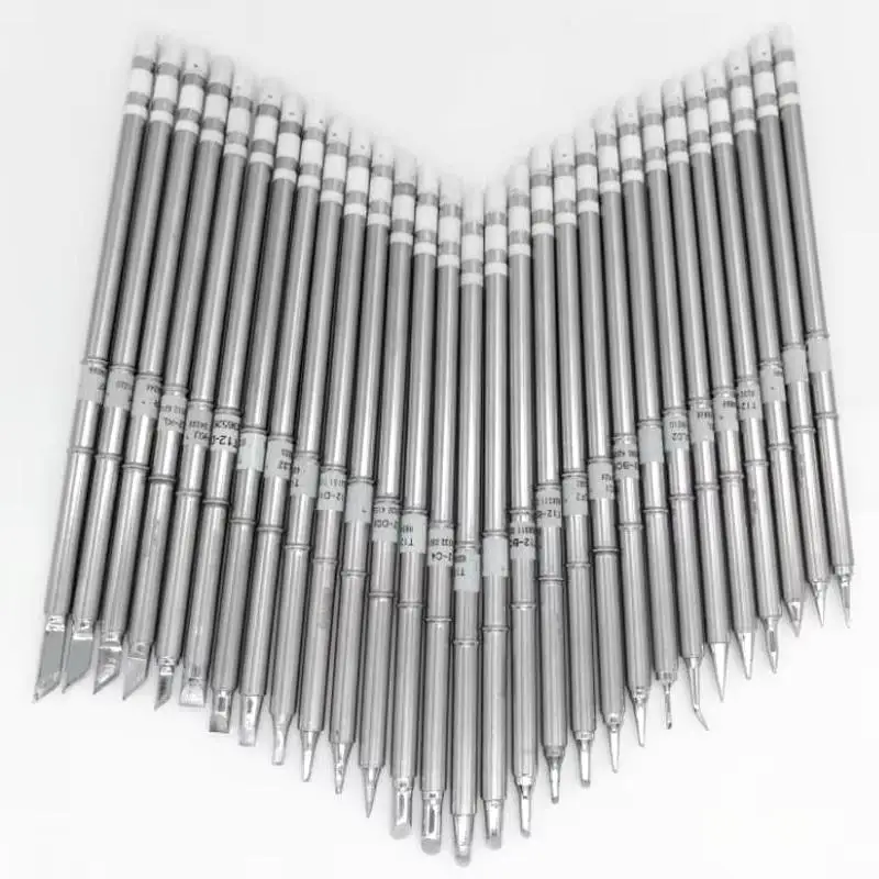 T12 Soldering Iron Tip Premium Alloy Material Anti-oxidation Compatible with Hakko FX951 Electric Welding Station