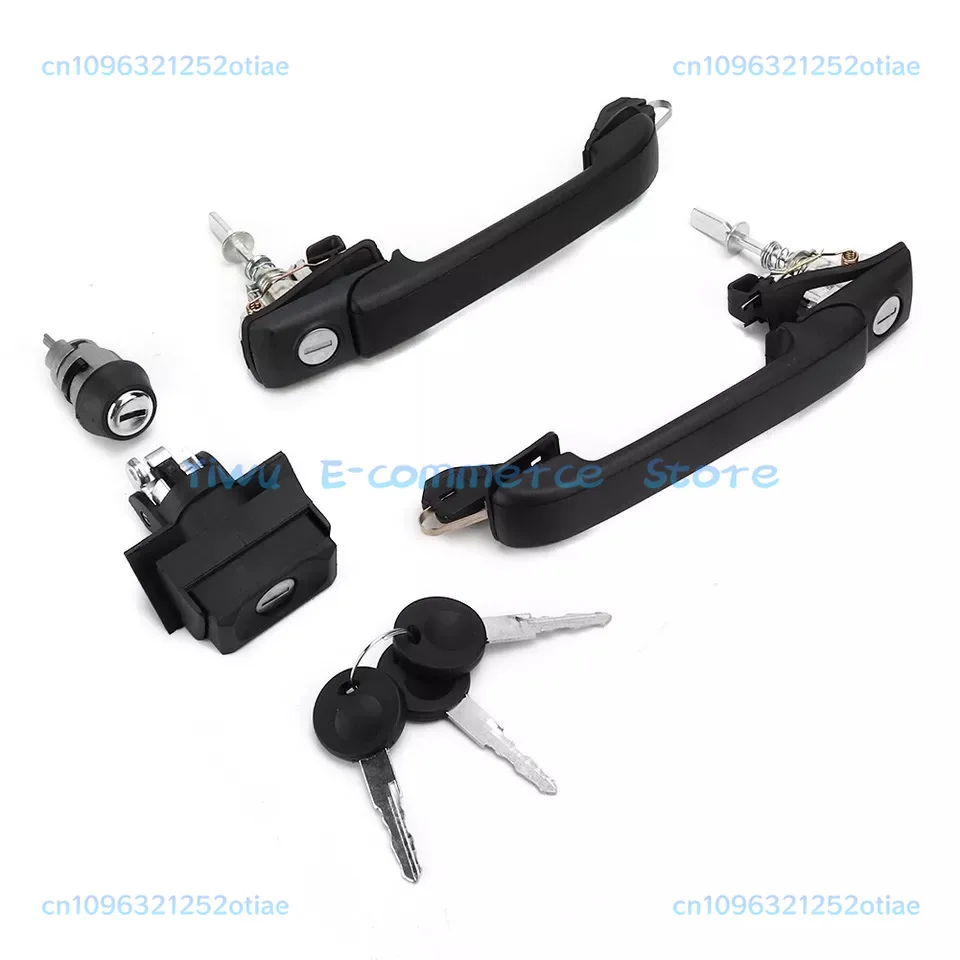 Applicable to Volkswagen Golf Jetta car door external handle with lock 1H0898081