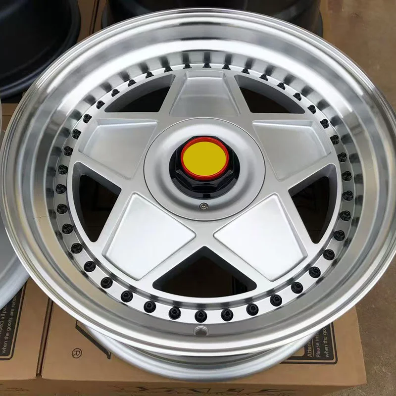 

X-RIMS 15x8.25 4x100/5x100 Silver Machined Lip Passenger Car Wheels