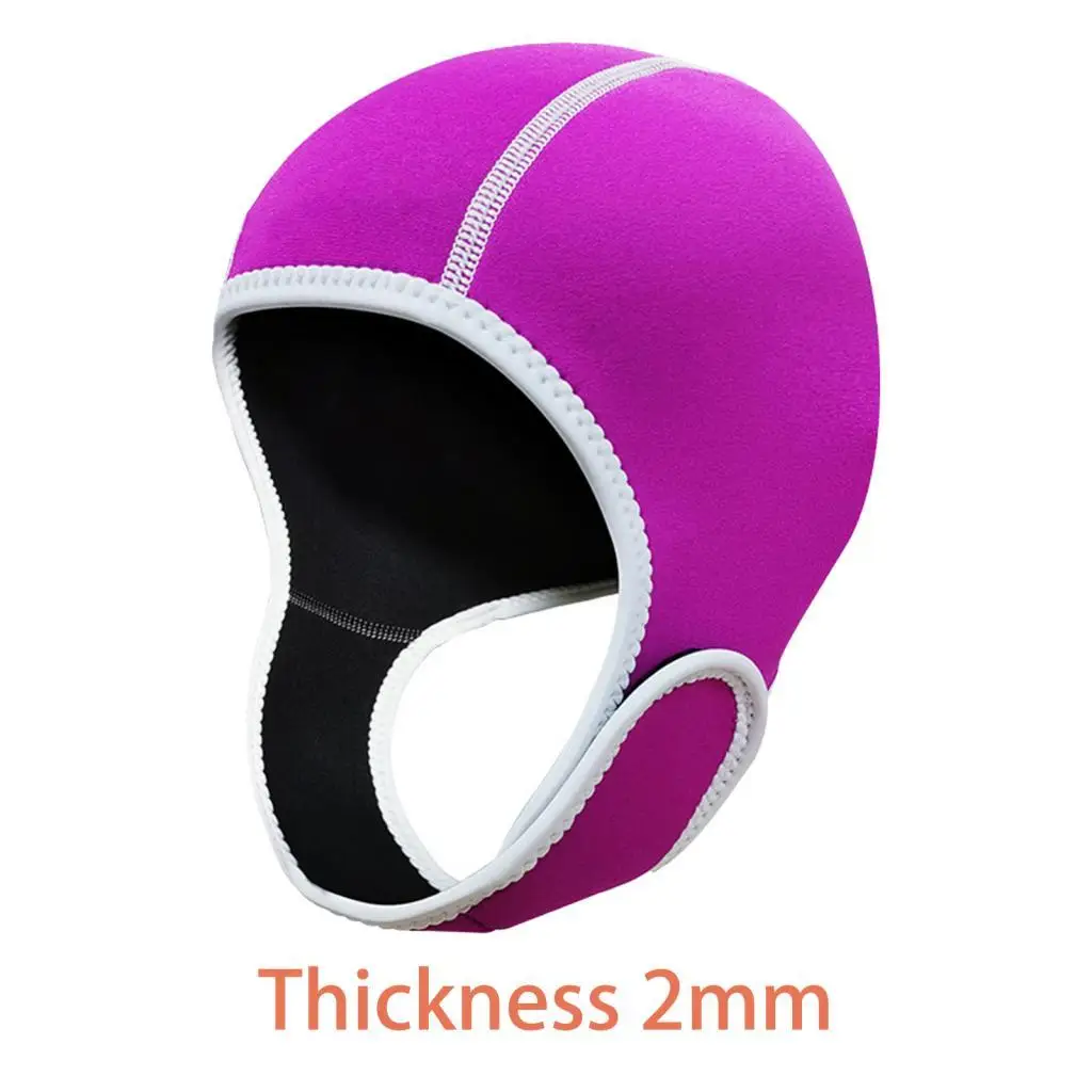 Scuba Diving Hood 2mm Neoprene Cap Stretch Fit Thermal Wetsuit Hood for Snorkeling Sailing Kayaking Water Sports