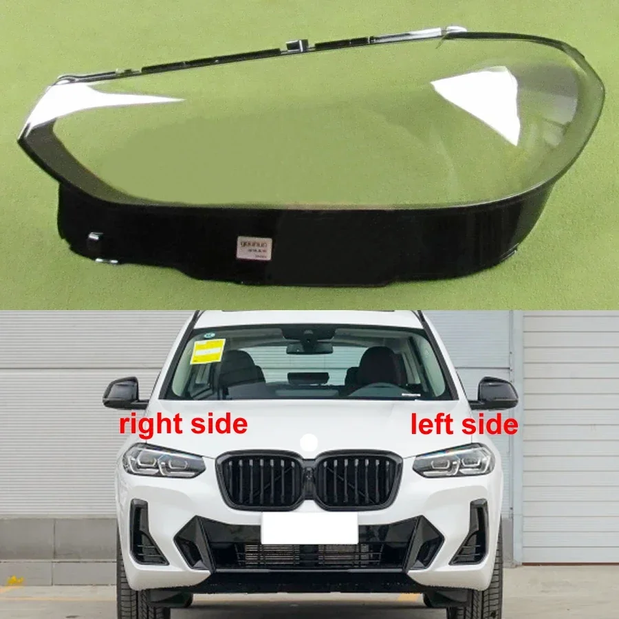 

Чехол для передней фары BMW X3 G08 2021 2022 прозрачный налобный фонарь налобный козырек лампа плексиглас Замена Оригинальный Lampshdade