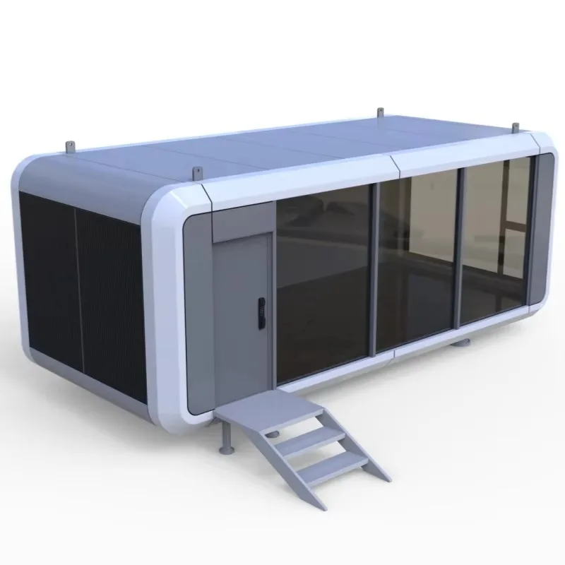 Construcción de villa móvil modular en miniatura portátil de 20 o 40 pies para cabina de camping de resort