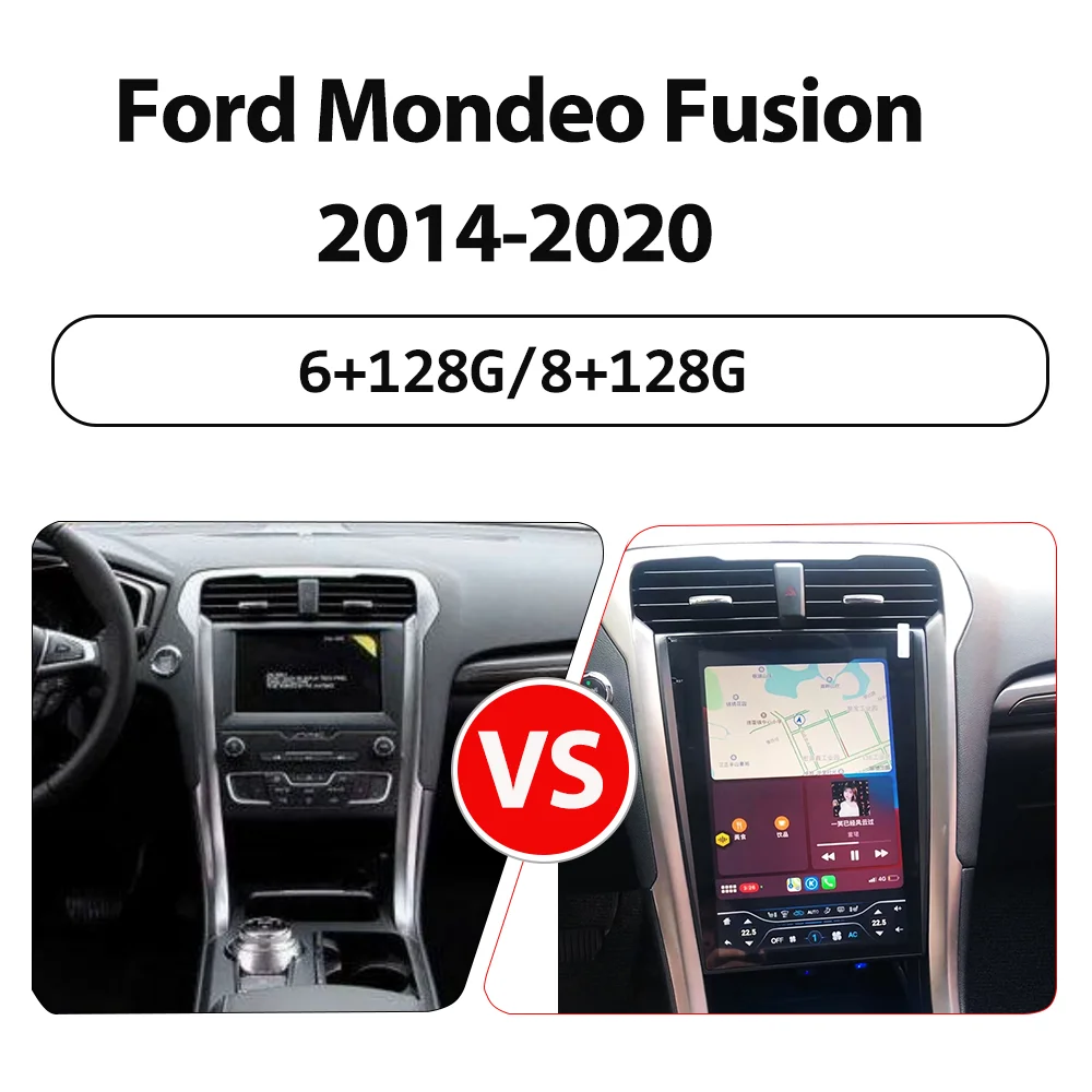 Android 15 Touch Screen For Ford Fusion Mondeo 2014 - 2019 Car Radio Multimedia Stereo Video Player GPS Head Unit Carplay