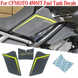 CFMOTO 450MT MT450 için motosiklet Tank Pad Sticker gaz yakıt koruyucu çıkartması 450MT için uygun