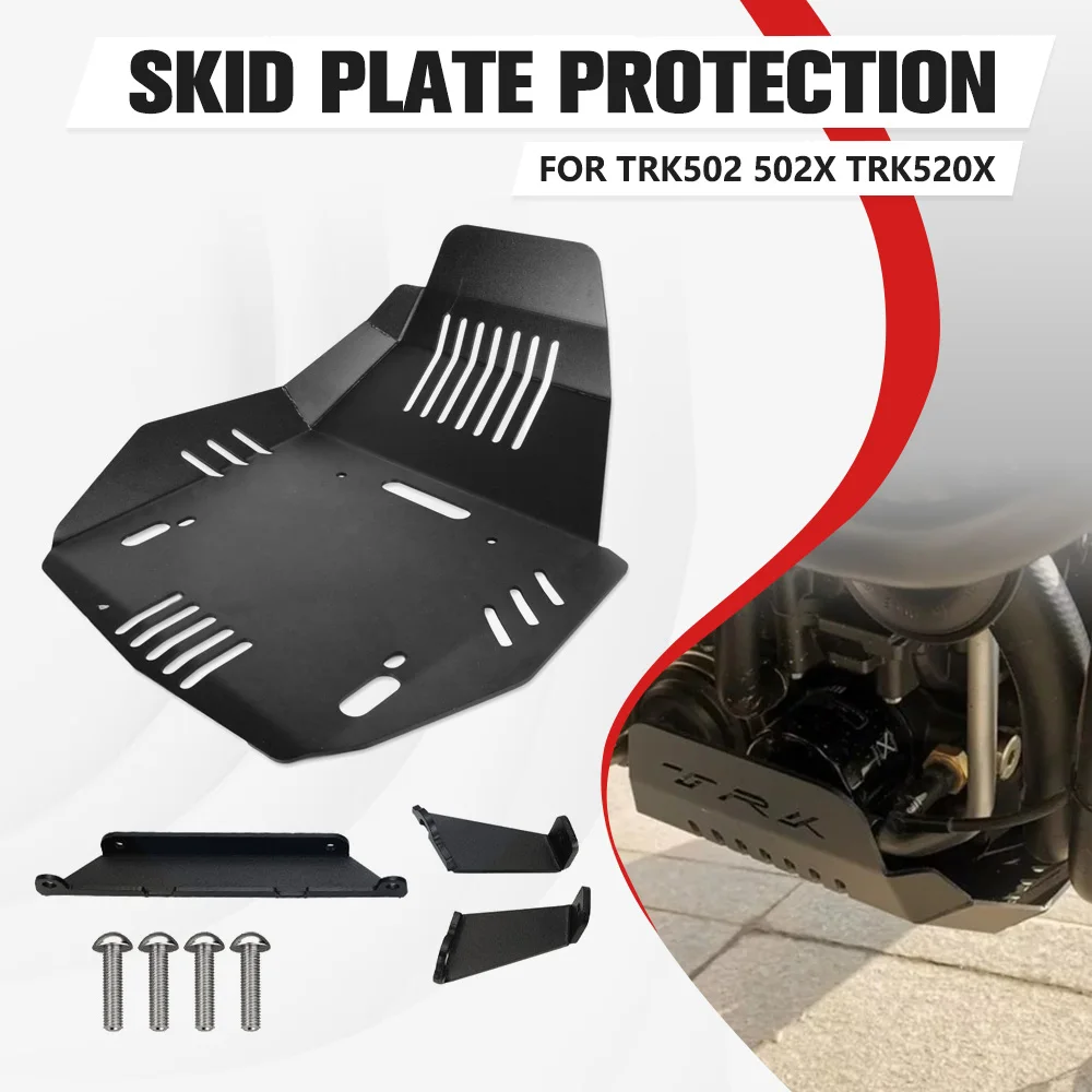 

For Benelli Jinpeng TRK 502 502X Motorcycle Skid Plate Bash Frame Guard Protection Cover TRK502 TRK520X 2018-2019 2020 2021 2022