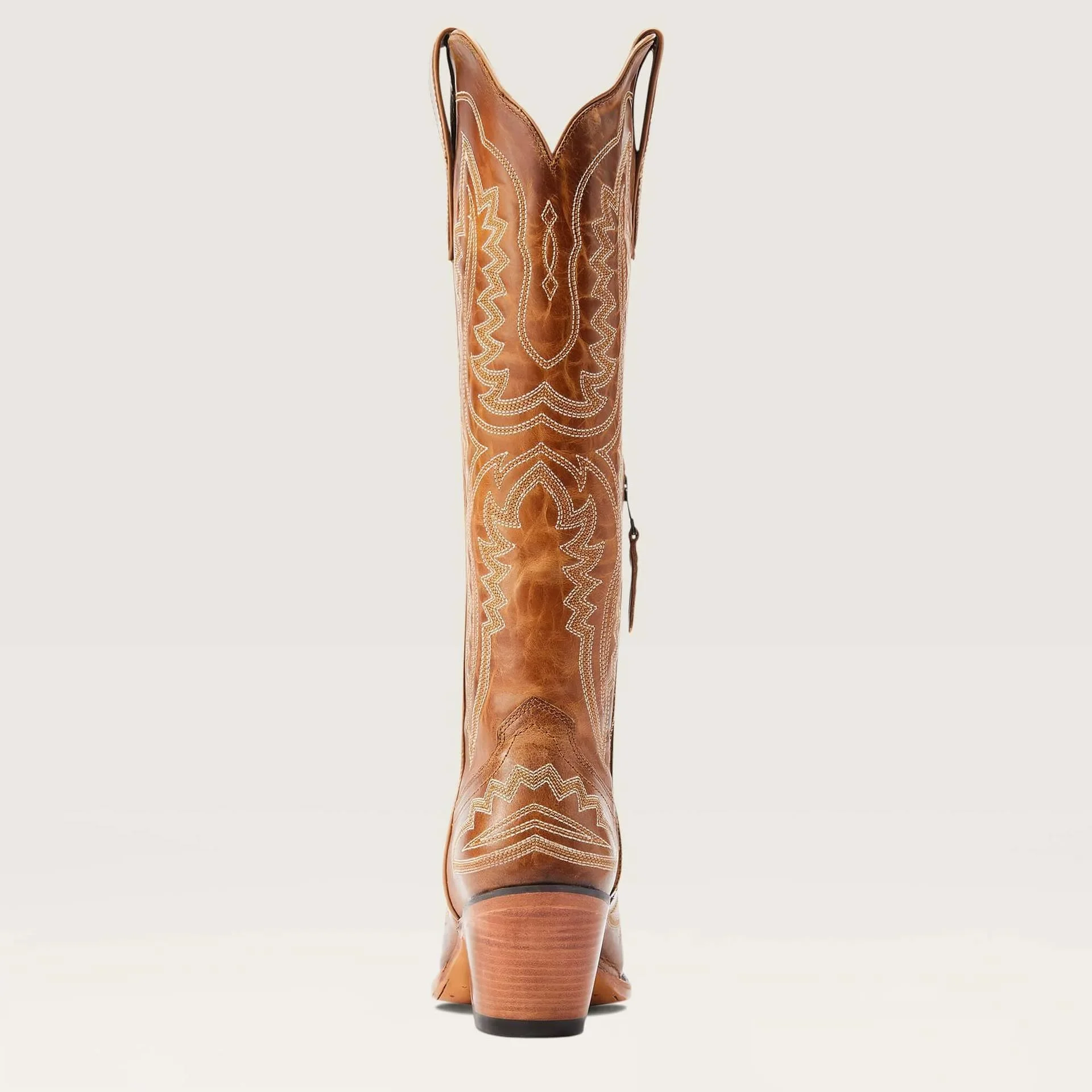 Damen Western Cowboy-Stiefel mit spitzer Zehenpartie, dicken hohen Absätzen, knielang, bestickt, Herbst, Blockabsatz, Retro-Freizeitschuhe – Detail 15
