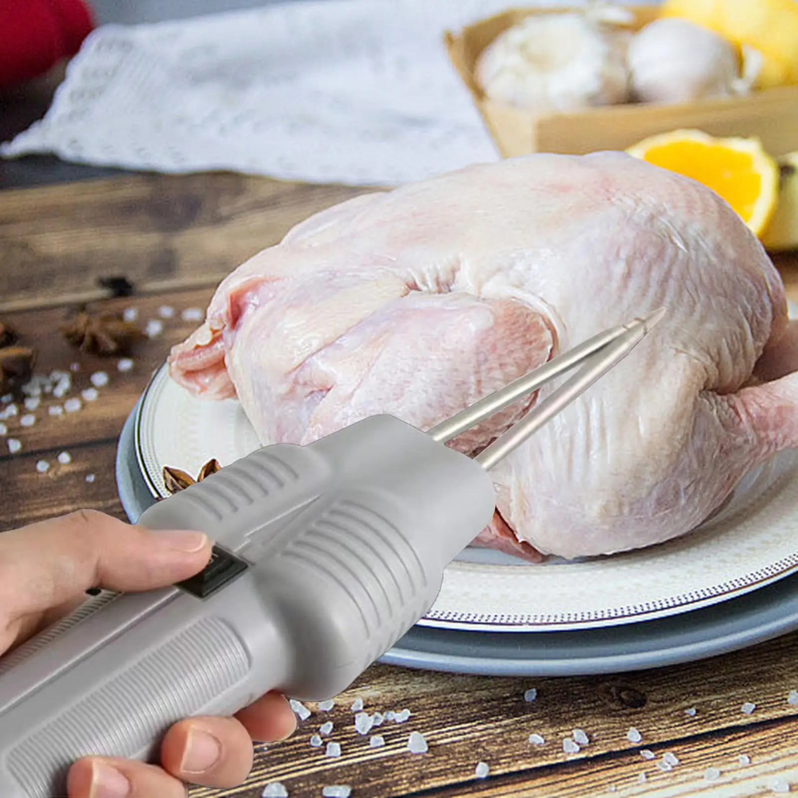 Electric Poultry Plucker Epilator Short Hair Removal Automatic Small Feather Removal Machine for Goose Turkey Bird Duck Chicken