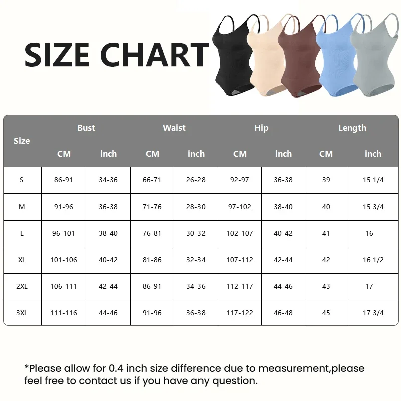 Tummy Control Bodysuit Shapewear Women Camis Tank Top Seamless Body Shaper Butt Lifter Camisole Vest Top Slimming Waist Trainer