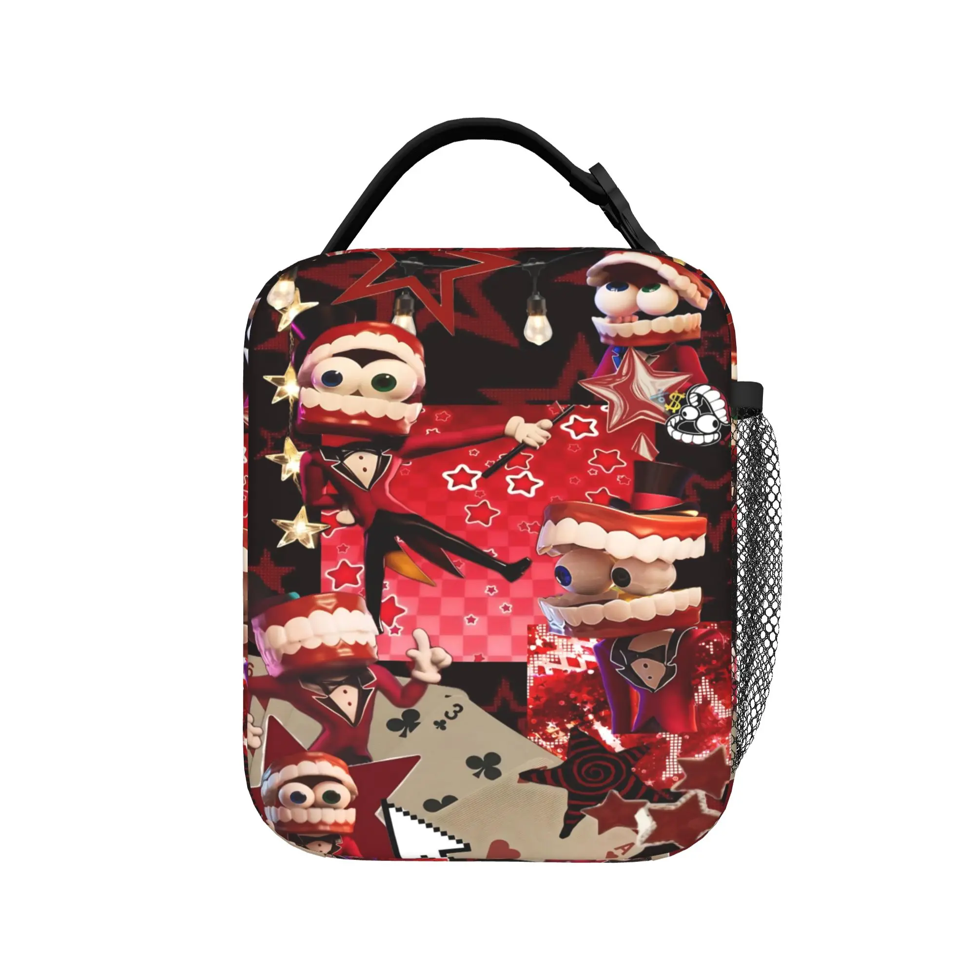 Caine Insulated Lunch Bags Cooler Bag Meal Container A-Amazings D-Digitals C-Circuse Lunch Box Tote Girl Boy Beach Travel