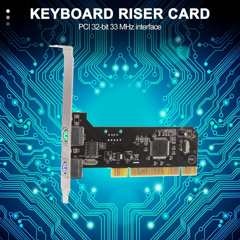 

Top-Rated PCI to 2 Ports Ps2 Adapter Card Without USB for Keyboard Adapter Card