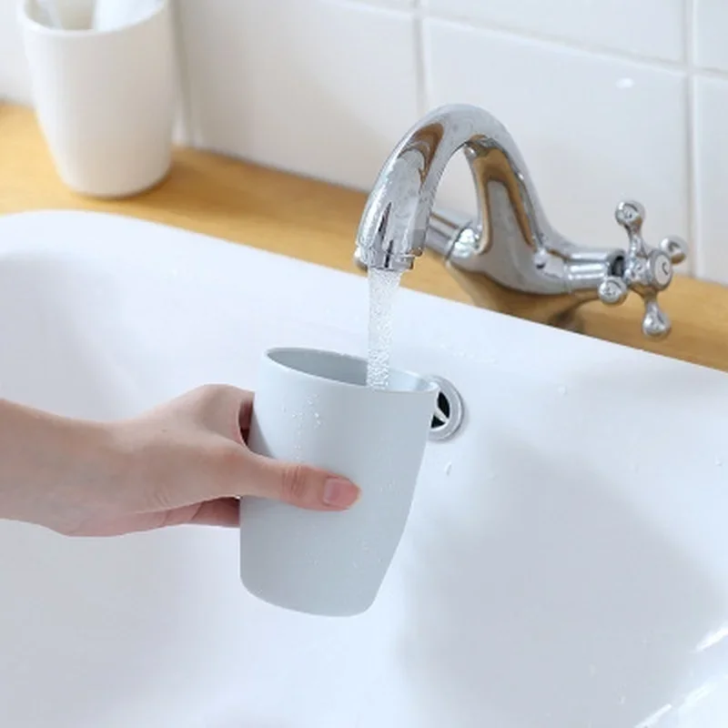 1PCS Eco-friendly  Thick Circular Cups Toothbrush Holder Cup PP Rinsing Cup