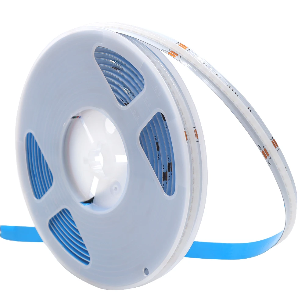 IP67 Tube Waterproof RGBW RGBWW COB LED Strip 24V 784LEDs/M Flexible Led Tape Diode Flexible Ribbon