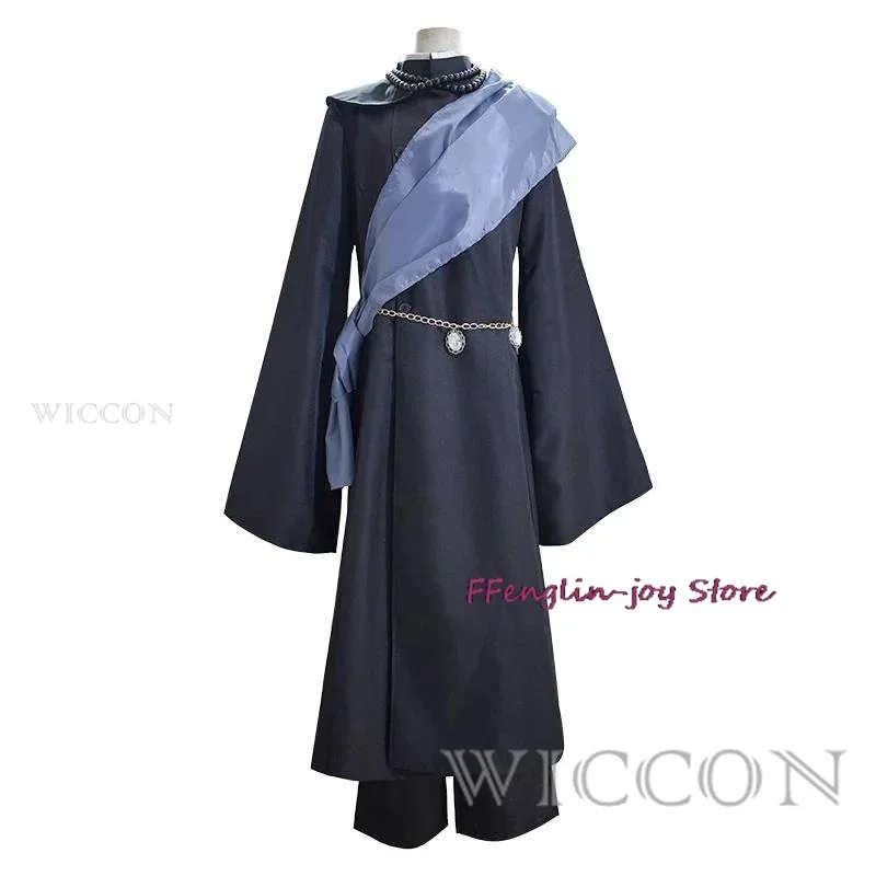 애니메이션 블랙 쿠로시츠지 언더테이커 코스튬 코스프레 집사 할로윈 파티 코스튬, 풀 체인 모자, 애니메이션 코스튬