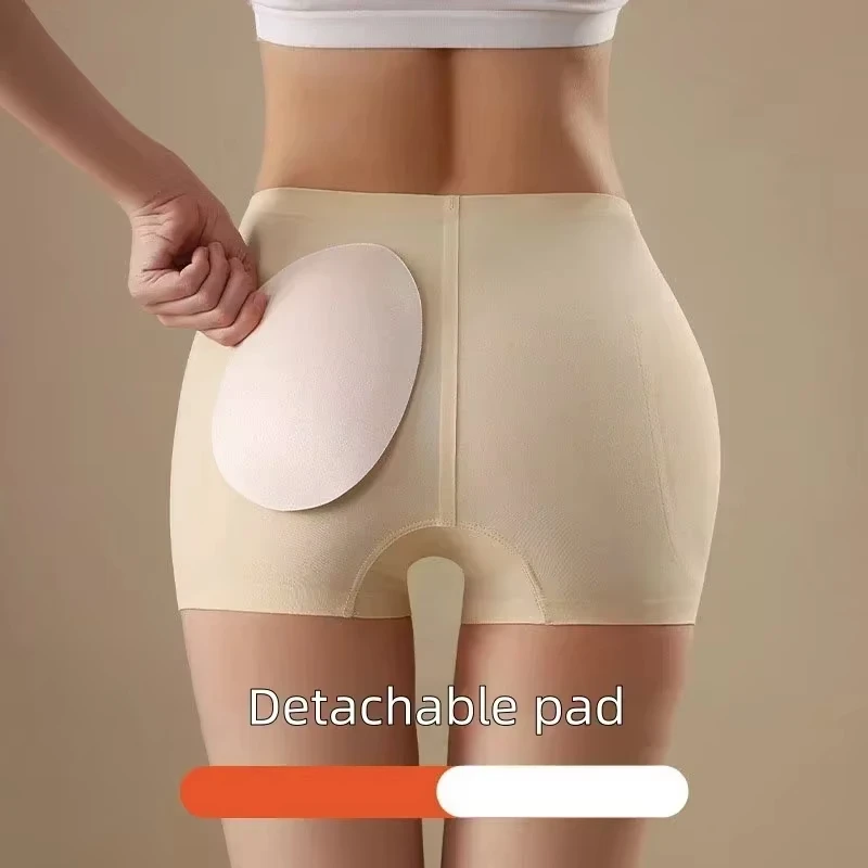 Braguitas 3D con relleno para realzar los glúteos: Moldeador de cadera sin costuras, pantalones cortos con relleno de espuma para realzar los glúteos, ropa interior push-up para mujer