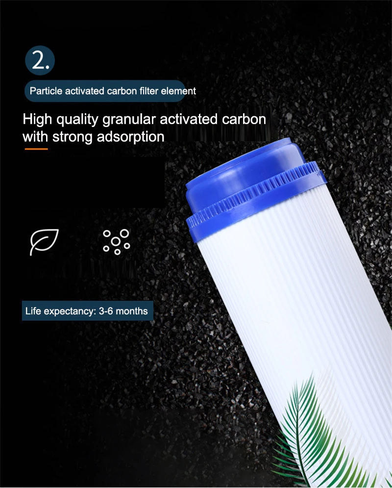 400G 600G Level 5 Filtering Ro Reverse Osmosis System Filter System Aquarium Filter System Smart Auto Water Purifier 100-240V