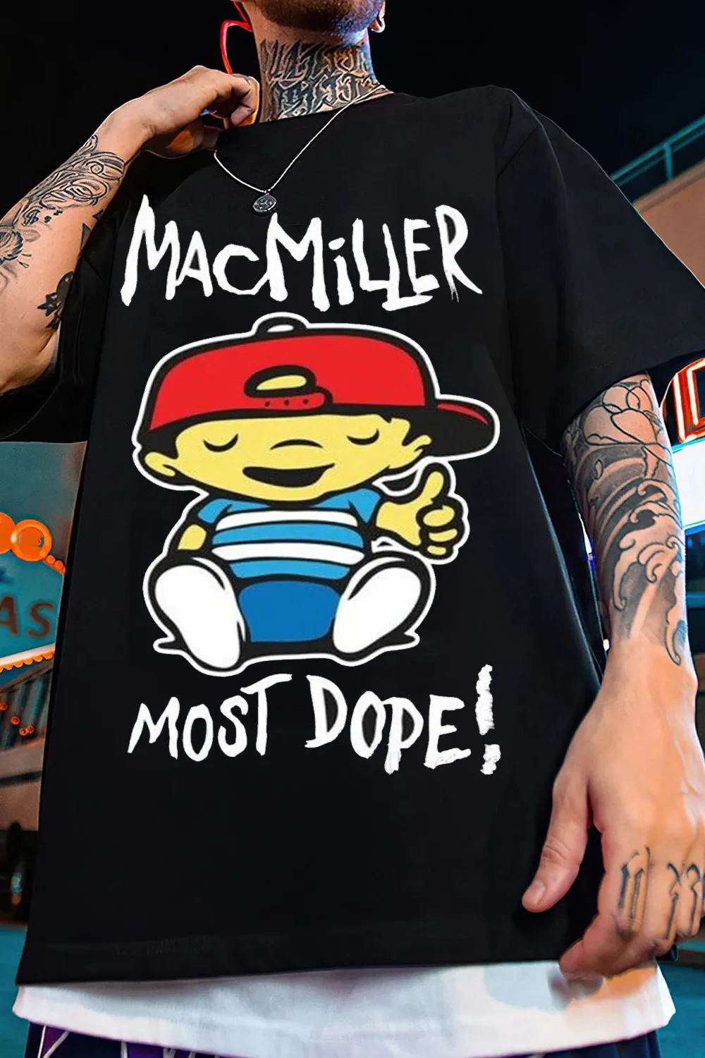 Camiseta gráfica Vintage 2026 Mac Miller para hombre y mujer, camiseta de algodón, ropa informal de verano de manga corta con cuello redondo, Tops holgados Unisex