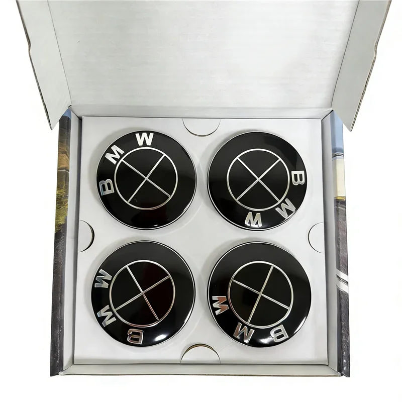 

BMW GROUP 4Pcs 56MM 68MM Floating Wheel Center Cap For BMW M Emblem E46 E36 E34 F10 E90 F30 E60 F30 E53 E30 E92 E87